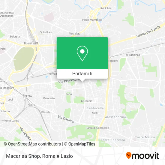 Mappa Macarisa Shop