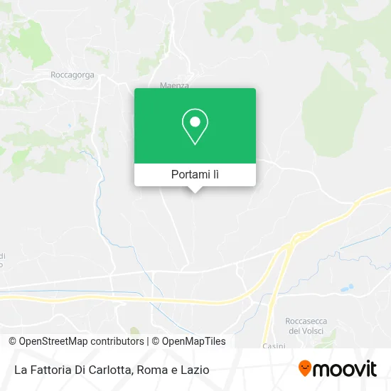 Mappa La Fattoria Di Carlotta