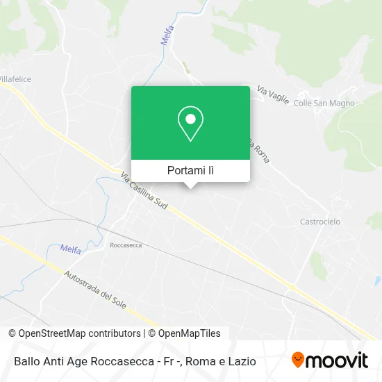 Mappa Ballo Anti Age Roccasecca  - Fr -