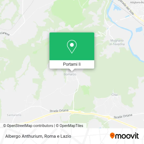 Mappa Albergo Anthurium