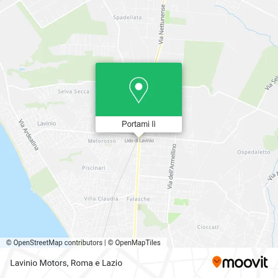 Mappa Lavinio Motors