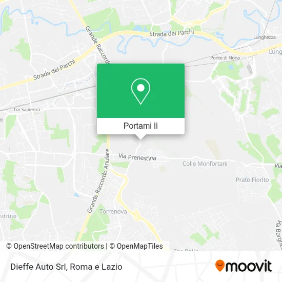 Mappa Dieffe Auto Srl
