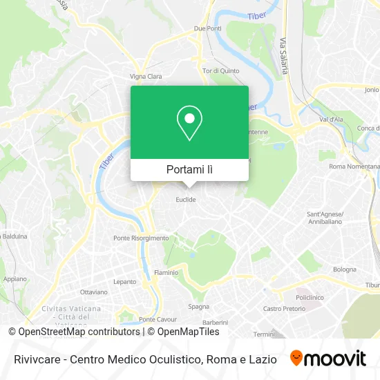 Mappa Rivivcare - Centro Medico Oculistico