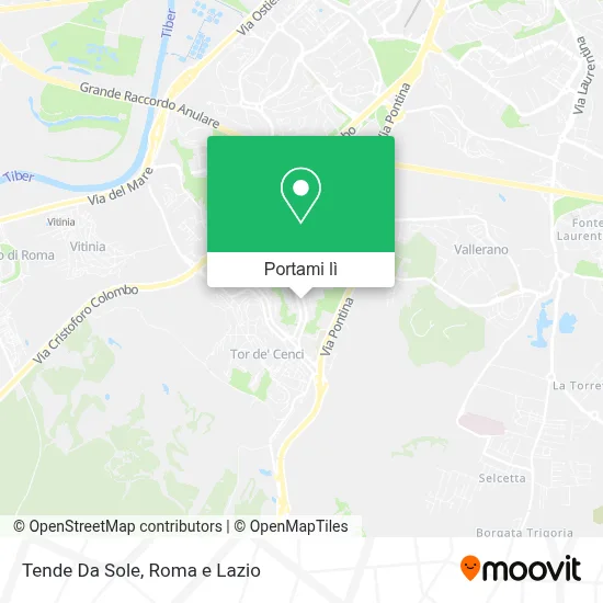 Mappa Tende Da Sole