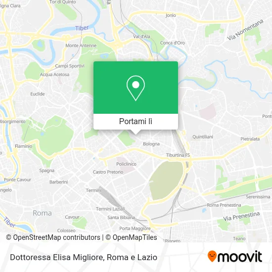 Mappa Dottoressa Elisa Migliore