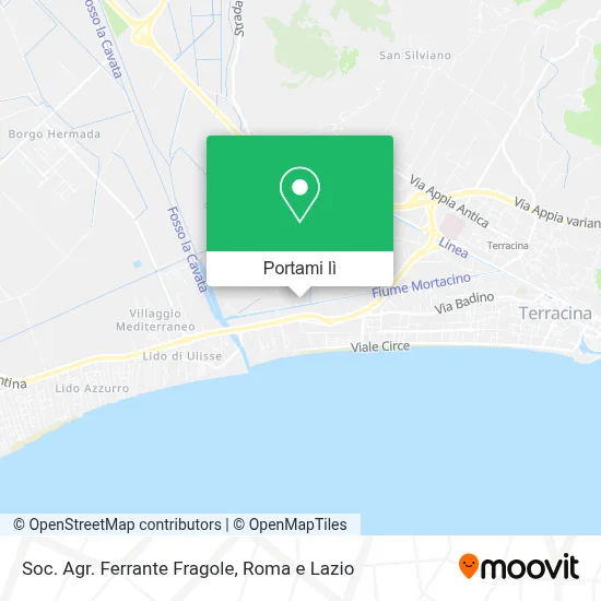 Mappa Soc. Agr. Ferrante Fragole