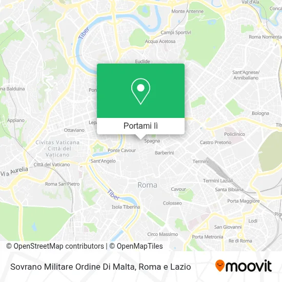Mappa Sovrano Militare Ordine Di Malta