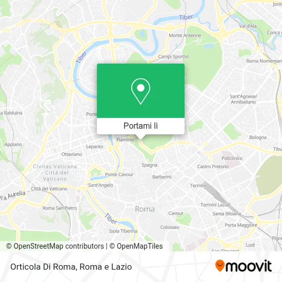 Mappa Orticola Di Roma
