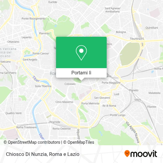 Mappa Chiosco Di Nunzia