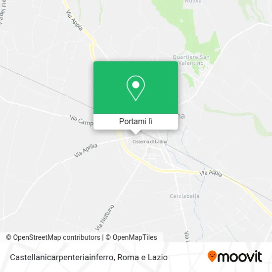 Mappa Castellanicarpenteriainferro