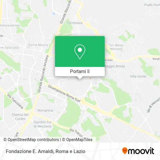 Mappa Fondazione E. Amaldi