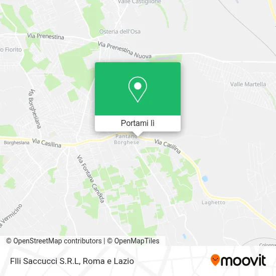 Mappa Flli Saccucci S.R.L