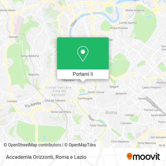 Mappa Accademia Orizzonti