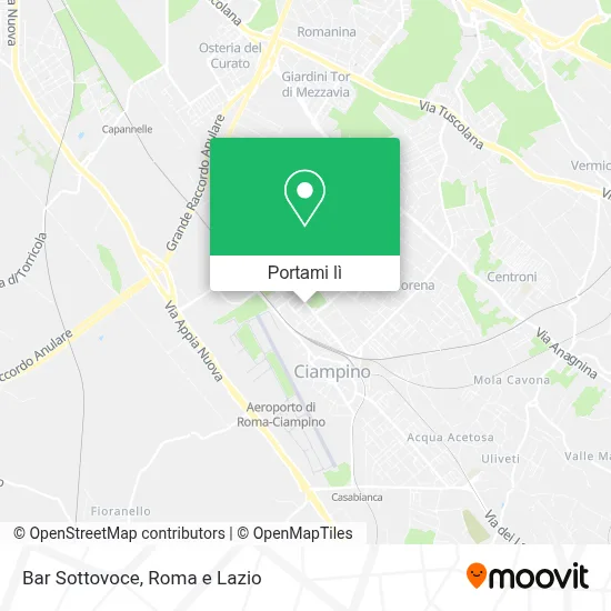 Mappa Bar Sottovoce