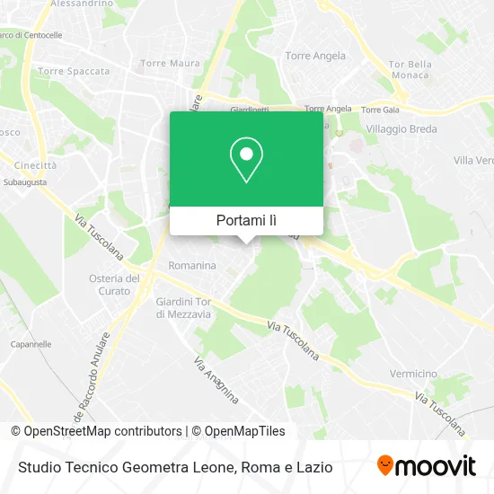 Mappa Studio Tecnico Geometra Leone