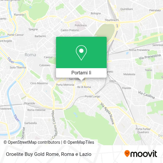 Mappa Oroelite Buy Gold Rome