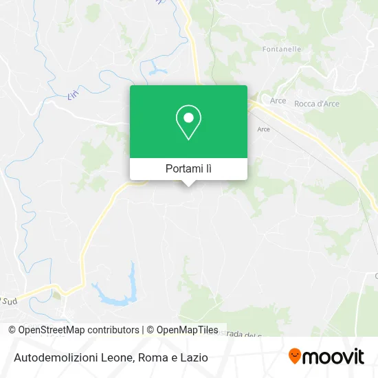 Mappa Autodemolizioni Leone