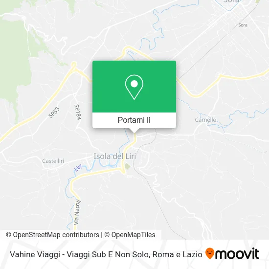 Mappa Vahine Viaggi - Viaggi Sub E Non Solo