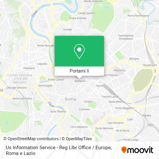 Mappa Us Information Service - Reg Libr Office / Europe