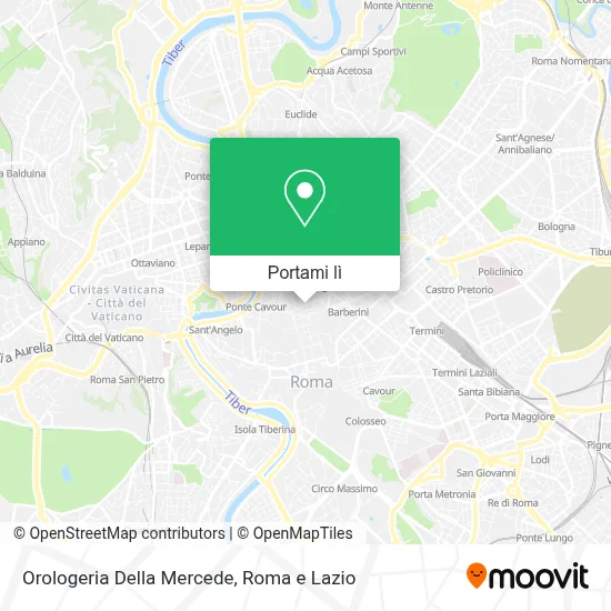 Mappa Orologeria Della Mercede