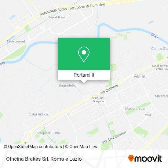 Mappa Officina Brakes Srl