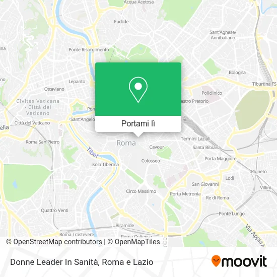 Mappa Donne Leader In Sanità
