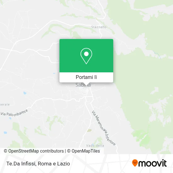 Mappa Te.Da Infissi