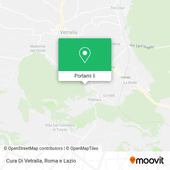Mappa Cura Di Vetralla