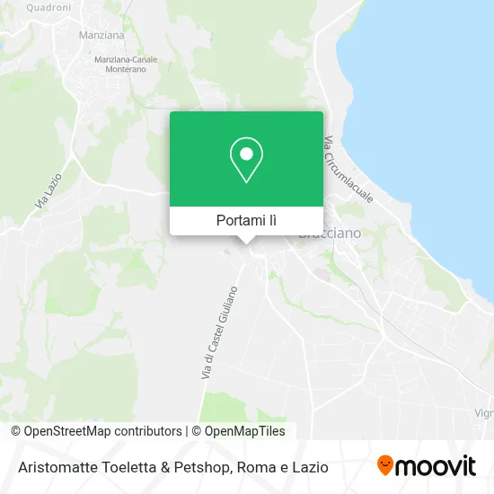 Mappa Aristomatte Toeletta & Petshop
