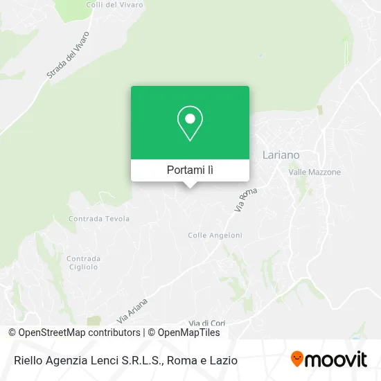 Mappa Riello Agenzia Lenci S.R.L.S.