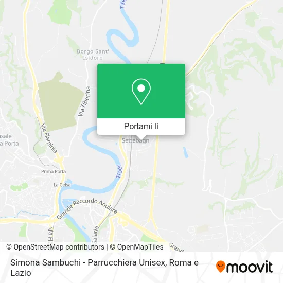 Mappa Simona Sambuchi - Parrucchiera Unisex