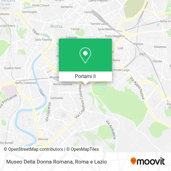 Mappa Museo Della Donna Romana