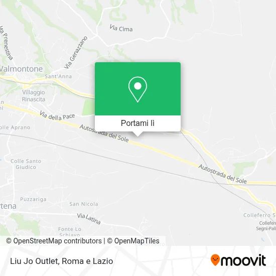 Mappa Liu Jo Outlet
