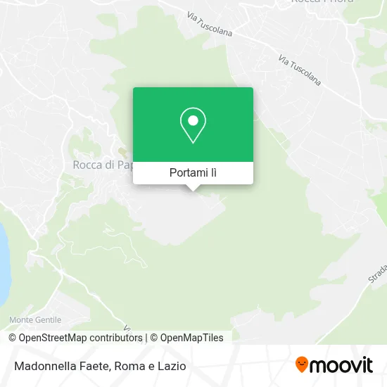 Mappa Madonnella Faete
