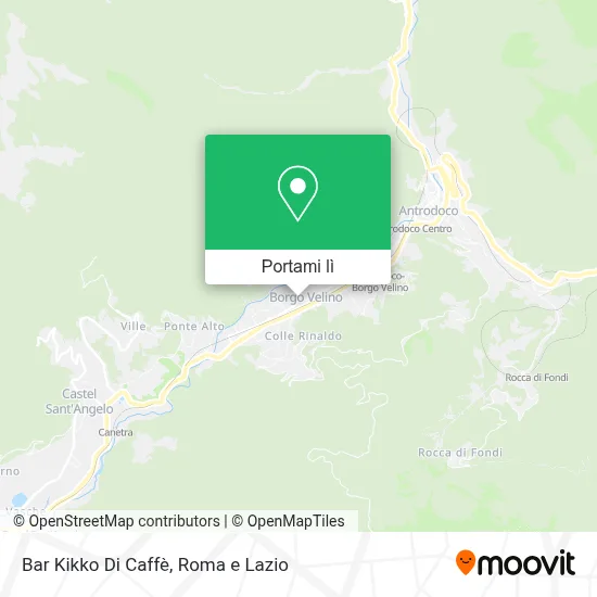 Mappa Bar Kikko Di Caffè