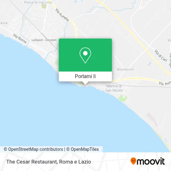 Mappa The Cesar Restaurant