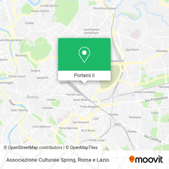 Mappa Associazione Culturale Spring