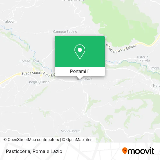 Mappa Pasticceria