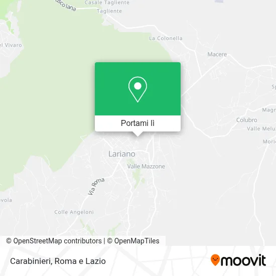 Mappa Carabinieri