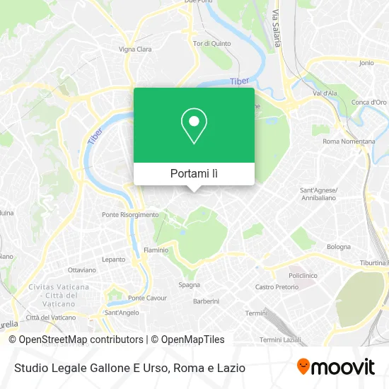 Mappa Studio Legale Gallone E Urso