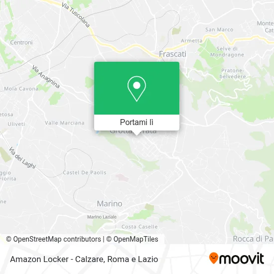 Mappa Amazon Locker - Calzare