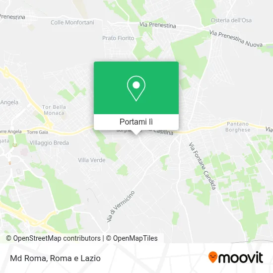 Mappa Md Roma