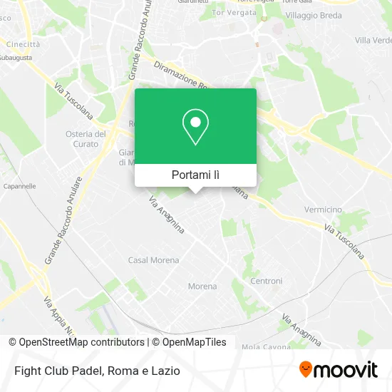 Mappa Fight Club Padel