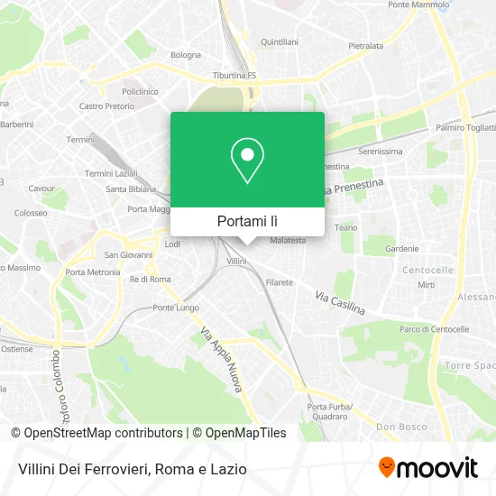 Mappa Villini Dei Ferrovieri