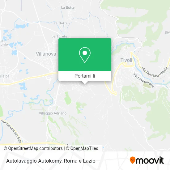 Mappa Autolavaggio Autokomy