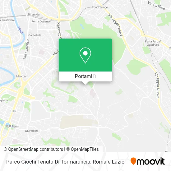 Mappa Parco Giochi Tenuta Di Tormarancia
