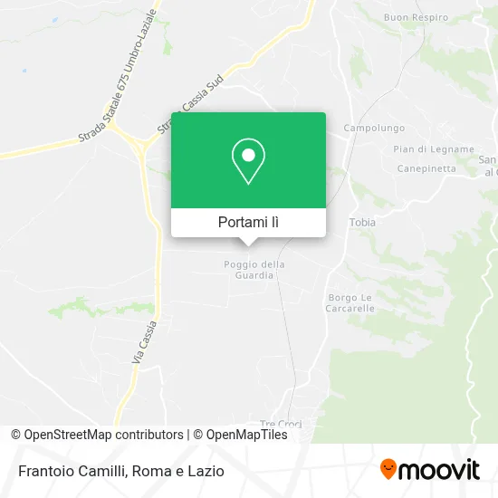 Mappa Frantoio Camilli