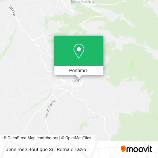 Mappa Jennirose Boutique Srl