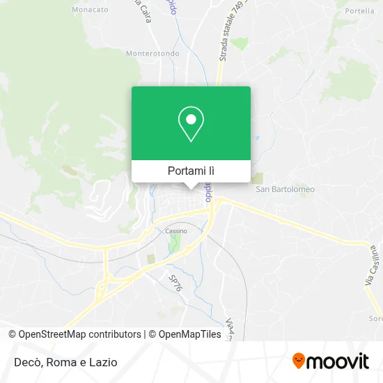 Mappa Decò