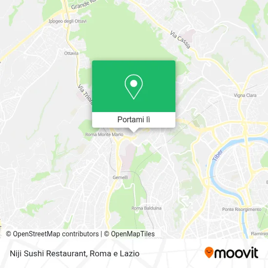 Mappa Niji Sushi Restaurant